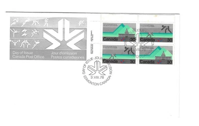 CANADA 1978 FDC XI Commonwealth Games - Image 1 of 2
