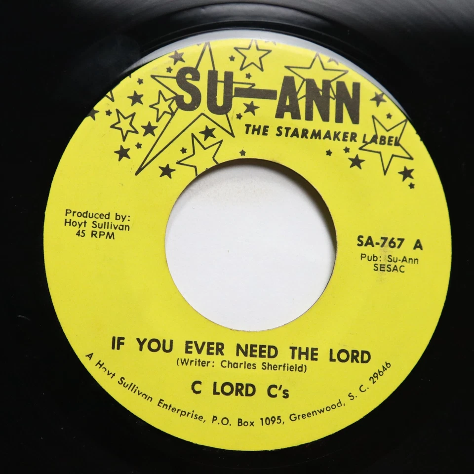C LORD C'S - IF YOU EVER NEED THE LORD / WHEN THE SAINTS GO - BLACK GOSPEL 45 Foto 1 de 2