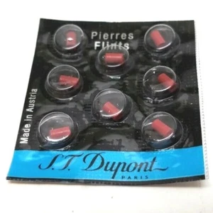 S.T. Dupont Red Lighter Flints Pack of 8 For Line D 650 - Picture 1 of 1