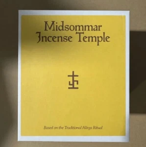 A24 Midsommar Incense Temple - Hårga temple w/ Summer Solstice scented incense - Picture 1 of 1