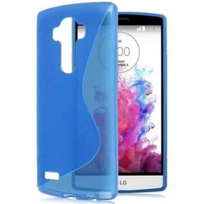 LG G3 / LS990 SOFT FLEXIBLE S-LINE RUBBER THIN TPU SKIN BACK CASE PROTECTOR  - Picture 1 of 9