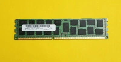 MICRON 8GB 2Rx4 DDR3 PC3-12800R  MT36JSF1G72PZ-1G6M1F1 ECC REG SERVER MEMORY RAM - Image 1 of 3