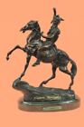 Hand Made "The Scalp" Frederic Remington Vintage Style Bronze Brown Patina Deal