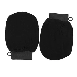 Black Moroccan Hammam Scrub Mitt,magic Peeling Glove,exfoliating Bath Gloves^lk - Picture 1 of 10