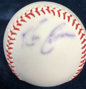 Ron Coomer Autographed Minnesota Twins Rawlings OLB3 Baseball