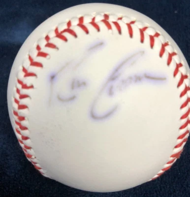 Ron Coomer Autographed Minnesota Twins Rawlings OLB3 Baseball - Image 1 of 2