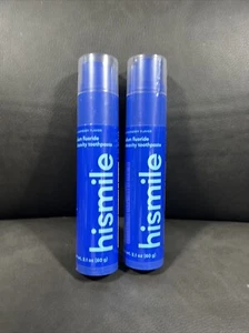 HISMILE BLUE RASPBERRY FLAVOR 2 Pack TOOTHPASTE NEW 2.1 OZ EXP. 7-31-2026 - Picture 1 of 2