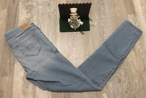 Abercrombie Girl Jeans 16 Super Skinny Medium Stonewash Stretch Pockets Blue - Picture 1 of 7