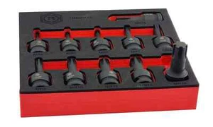Britool Hallmark LRIBEP11 1/2" Drive 11 Piece Impact Ribe Socket Set - Picture 1 of 4