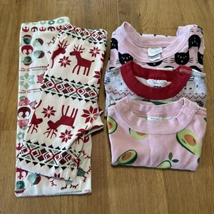 Hanna Andersson Unisex Pajama Lot Mixed Sizes 3-10 Five Pieces - Picture 1 of 6