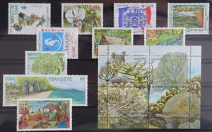 TIMBRES de MAYOTTE - ANNÉE 2007 COMPLÈTE NEUF ** LUXE MNH - Imagen 1 de 1
