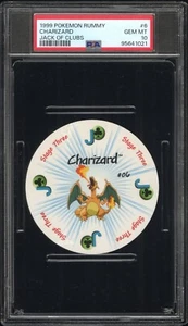 Pokemon Rummy Card Charizard #6 Stage Three Jack of Clubs 1999 eBay 1/1 PSA 10 - Imagen 1 de 24
