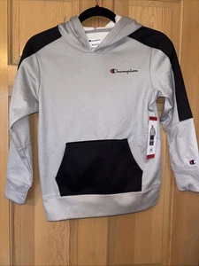Champion Boy's Gray Hooded Sweatshirt | Size M (10/12) | NWT - Picture 1 of 2