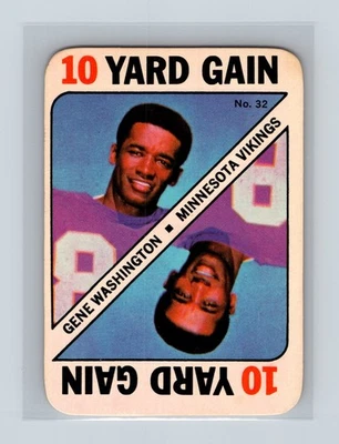 1971 Topps Game Cards Gene Washington #32 (B239) - Image 1 of 2
