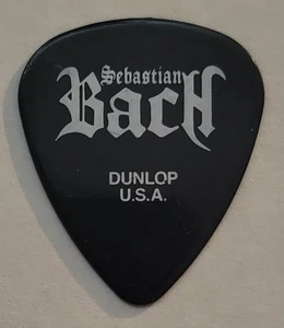 Sebastian Bach Guitar Pick Slave To The Grind Skid Row Anniversary Tour 2021 PIC - Picture 1 of 2