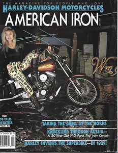 REVISTA AMERICAN IRON JUNIO 1989 HARLEY DAVIDSON MOTOCICLETAS NUDILLOS SUPERBIKE - Imagen 1 de 1