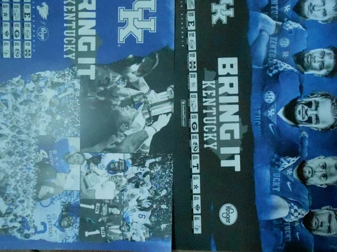 Team Photos  2019 University of Kentucky Wildcats Football Schedule/Poster Cover