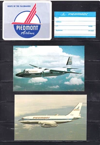 PIEDMONT AIRLINE BOEING 737 PCD, UNUSED , BAGGAGE LABEL ,ID TAG m , NH. - Picture 1 of 1