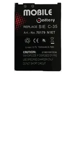 LI-ION Batteria 3,7V 1000mAh Batteria Per Siemens C35 Telefono - Zdjęcie 1 z 2