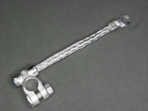 Braided Negative Battery Earth Strap 150mm 6 inch 130 Amp - Picture 1 of 3