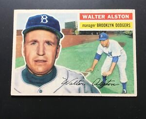 1955 Topps Walter Alston Brooklyn Dodgers Manager