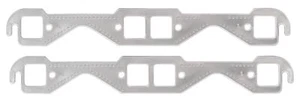 Mr. Gasket 7401G Chevy Small Block Aluminum Header Gasket Square Port - Foto 1 di 2
