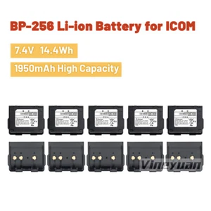 10X 1950mAh BP-256 Akumulator litowo-jonowy do radia ICOM IC-92AD IC-E92D IC-92 Dual Band - Zdjęcie 1 z 12