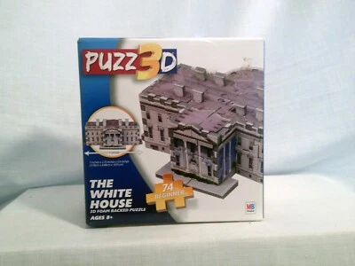 The White House - 3D Puzzle, Milton Bradley, 3d Puzz Foto 1 de 2