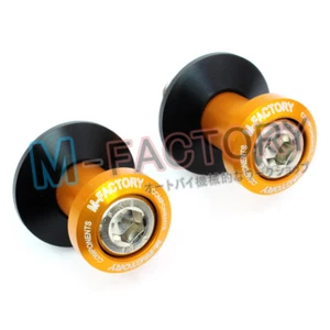 M10 Bolt CNC Rear Swingarm Spools Slider Set For Kawasaki Vulcan 650 S 2015-2017 - Picture 1 of 13