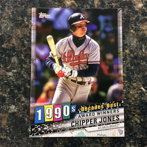 2020 Topps - Decades Best Award Winners Chipper Jones #DB-67 - Picture 1 of 2