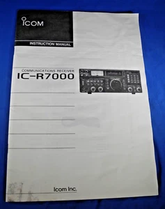 Original Icom IC-R7000 Instruction Manual (Free SHipping!) - Picture 1 of 6