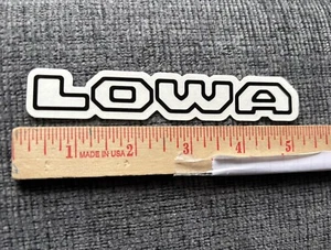 "Lowa Calzado Logo Pegatina/Calcomanía Escalada Aire Libre Senderismo Mochilero Aprox. 5""" - Imagen 1 de 1