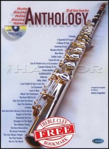 Flute Anthology Music Book/CD plus Key Signature Bookmark - Picture 1 of 7