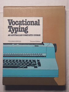 Vintage 70s Vocational Typing Fielding/Gregg 2nd Ed 1979 Hardcover Australian