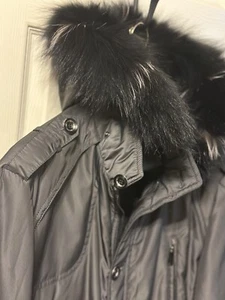 Ermenergildo Zegna Men’s Unmo 3/4 poly JKT w/ detach Faux fur trim hood~Designer - Picture 1 of 24
