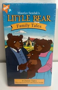 Nick Jr Maurice Sendak Little Bear Family Tales VHS 1998 Brand New Sealed Orange - Picture 1 of 3
