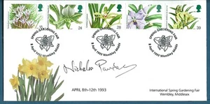 Cover signiertes Cover 1993 Nicholas Parsons. PMK. Internationaler Frühling - Bild 1 von 1