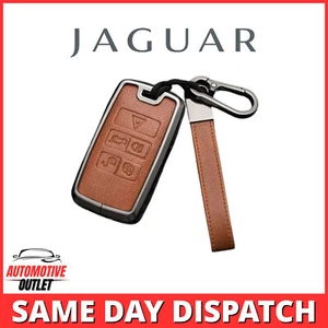 FERNBEDIENUNG SCHLÜSSEL COVER CASE ANHÄNGER BRAUN FÜR JAGUAR LANDROVER E-PACE F-PACE XE CF XK X - Bild 1 von 7