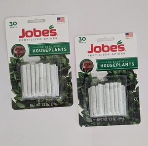 Jobe’s Fertilizer Spikes for Houseplants 30 spikes per package 2 packages - Picture 1 of 3