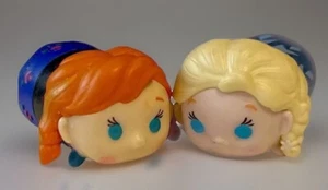 DISNEY TSUM TSUM *FROZEN* ELSA & ANNA MEDIUM FIGURES - Picture 1 of 7