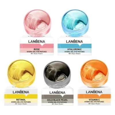 Under Eye Hydrogel Hyaluronic, Retinol & Vit C Mask Patches Dark Circle Wrinkles - Image 1 of 4