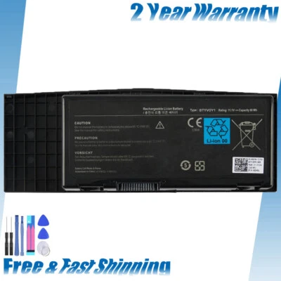 11,1V 90WH BTYVOY1 5WP5W 7XC9N 0C0C5M Akku für Dell Alienware M17X R3 M17X R4 - Bild 1 von 4