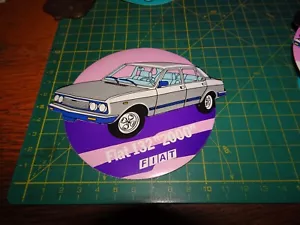 ADESIVO VINTAGE STICKER kleber stile pop art fiat 132 2000 - Picture 1 of 2