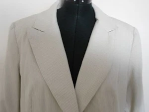 GIORGIO SANT’ ANGELO Women’s gPant Suit Ivory-Beige Jacket 18 Pants 16 New Tags - Picture 1 of 11