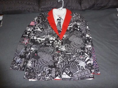 Mens Volcom 2022 Olympics Games USA Snowboad Team Suit Sports Jacket Tie Shirt - Image 1 of 4