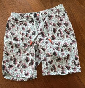 Superdry Pantalones Cortos Chinos Sun Scorcher Para Hombre 28w Palmeras 8" Entrepierna Algodón INDIA - Imagen 1 de 12