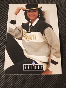 1991 TONI LIPPS PRO LINE PORTRAITS WIFE CARD #5 LOUIS PITTSBURGH STEELERS - Picture 1 of 2