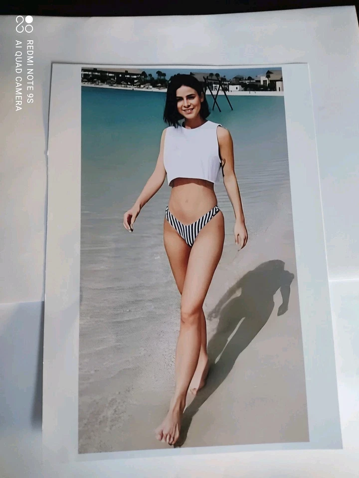 LENA MEYER - LANDRUT: SCHÖNES GROSSFOTO..20 x 30 CM..GLAMOUR.. UNBEKANNT...#012 - Bild 1 von 1