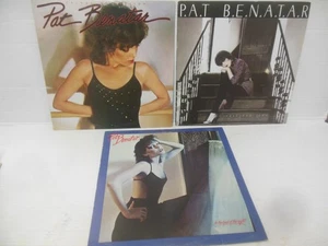LOT of 3 PAT BENATAR nr mint vinyl lps HEAT OF THE NIGHT + CRIMES OF PASSION + 1 - Picture 1 of 10