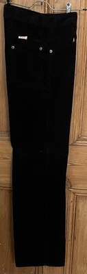 Vintage 1970s Waggoners Black Cord Straight Leg Jeans - Size W30 L32 - Image 1 of 4